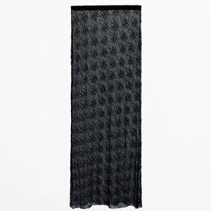 Zara Black Lace Maxi Skirt